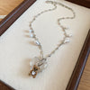 Clear Heart Necklace