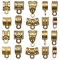 Alloy Gold-Tone Three-Way Bail Metal Charms with 16 Listed Options view 5