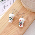Resin Mini Coffee Cup Dangle Earrings 5 Cup Designs view 7