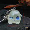Glow-in-the-Dark Blue-Eyed Alien Figure Keychains in Ten Poses view 7