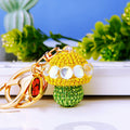 Jeweled Dome Mushroom Keychains in Six Colors plus Assorted Option view 7