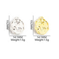 Painted Shell Charms in Five Colors and Two Metal Tones view 2