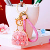 Pink-Braided Pink-Handbag
