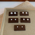 Round Pearl Look Stud Earrings in Nineteen Size and Tone Options view 1