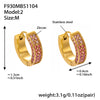 F930 Pink-Medium Earrings