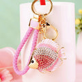 Mixed Jeweled Tropical Fish Starfish and Wrist Loop Keychains in Twelve Options view 12