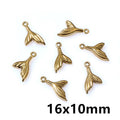 Seashell Starfish and Mermaid Tail Metal Charms for Jewelry view 10