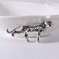 Walking Tiger Brooch With Polished Metal And Sculpted Decorative Details view 7