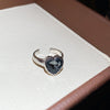 Silver Gray Heart