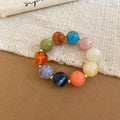 Acrylic Round Bead Necklaces And Bracelets Gold Spacers Ten Styles view 8