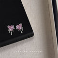 Mini Pavé Zircon Stud Earring Collection Crystal Styles view 3