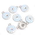 Enamel-Look Gold Silver Donut Alloy Charms in 12 Styles view 10
