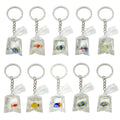Tropical Fish Clear Bag Keychains And Phone Straps, 19 Styles view 5