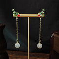 Sixty-Five Chinese Style Bead and Disc Long Earrings view 8