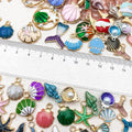 Metallic Starfish and Seashell Shell Charms with 28 Listed Options view 3