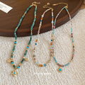 Colorful Beaded Necklaces with Coastal Charms in Four Designs view 4