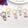 Metal Outline Swivel Clasps in 9 Shapes and 5 Color Finishes view 12