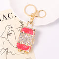 Rhinestone Suitcase Keychain Travel Luggage Charm 3 Colors view 7