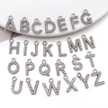 Metallic Alphabet Letter Metal Charms with 54 Listed Options view 2