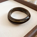 Irregular Marbled Acrylic Resin Bangle Bracelets 7 Colors view 11
