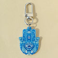 Hamsa Hand Evil Eye Print Keychains Lobster Clasp 9 Styles view 8