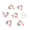Christmas Santa Snowman Tree and Candy Enamel Alloy Charms view 4