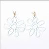 White Outline Flowers
