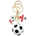 Soccer Charm Keychains in 36 Pictured Variations for Bags and Keys view 5