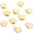 Colorful Five Petal Flower Bead Jewelry Components For DIY Earrings And Bracelets Charms view 8