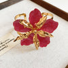 Magenta Flower Cuff