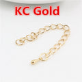 Metal Extension Chains With Teardrop Ends in Multiple Finishes view 10