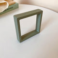 Olive Green Floating Jewelry Display Box And Matching Paper Sleeve view 7