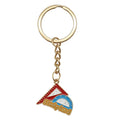 Study Hard Ruler Protractor Enamel Keychain Two Styles view 6