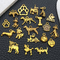 Gold-Tone Dog Metal Charms with 25 Listed Options for DIY Jewelry Making view 4