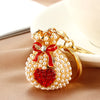 Red Pearl-Heart-Pouch