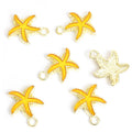 Colorful Enamel Starfish Jewelry Components For DIY Earrings And Bracelets Charms view 10