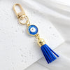 Navy Eye Tassel