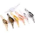 Round Cabochon Tray Hair Clip Blanks in Mixed Metal Finishes view 2