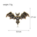 Bat Crystal Two Designs Metal Brooch Pin for Jackets and Lapels view 2