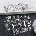 Metallic Starfish and Turtle Metal Charms with 33 Listed Options view 3