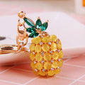 Beaded Pineapple Keychains in White Yellow and Multicolor Options view 4