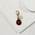 Gold Tone Daisy and Ladybug Lobster-Clasp Charms in Five Designs view 8