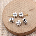 Six Petal Flower Metal Spacer Bead for Jewelry Making view 2