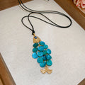 Fish Shell Disc Tassel Earrings Cord Pendant Necklaces view 12