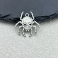 Halloween Skull Spider Charm Pendant Enamel Two Colors view 4