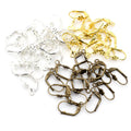Leverback Earring Findings with Small Loops in Mixed Finishes view 6