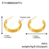 F1118 GoldLargeRoundedHoop