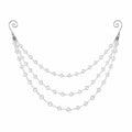 Clear Faceted Crystal Bead Christmas Tree Hanging Ornament view 5