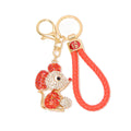 Rhinestone Chinese Zodiac Animal Keychain Metal Charm Set view 5