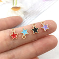 Gold-Tone Star Metal Charms with 8 Listed Options for DIY Jewelry Making view 4